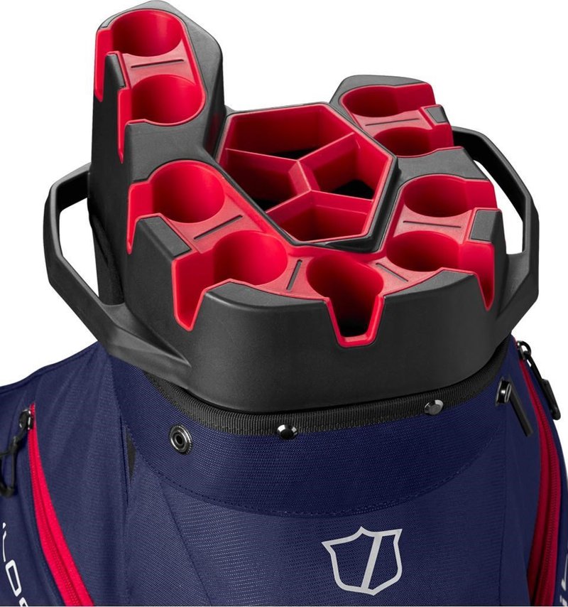 Wilson iLock cart bag, granatowo/biało/czerwony