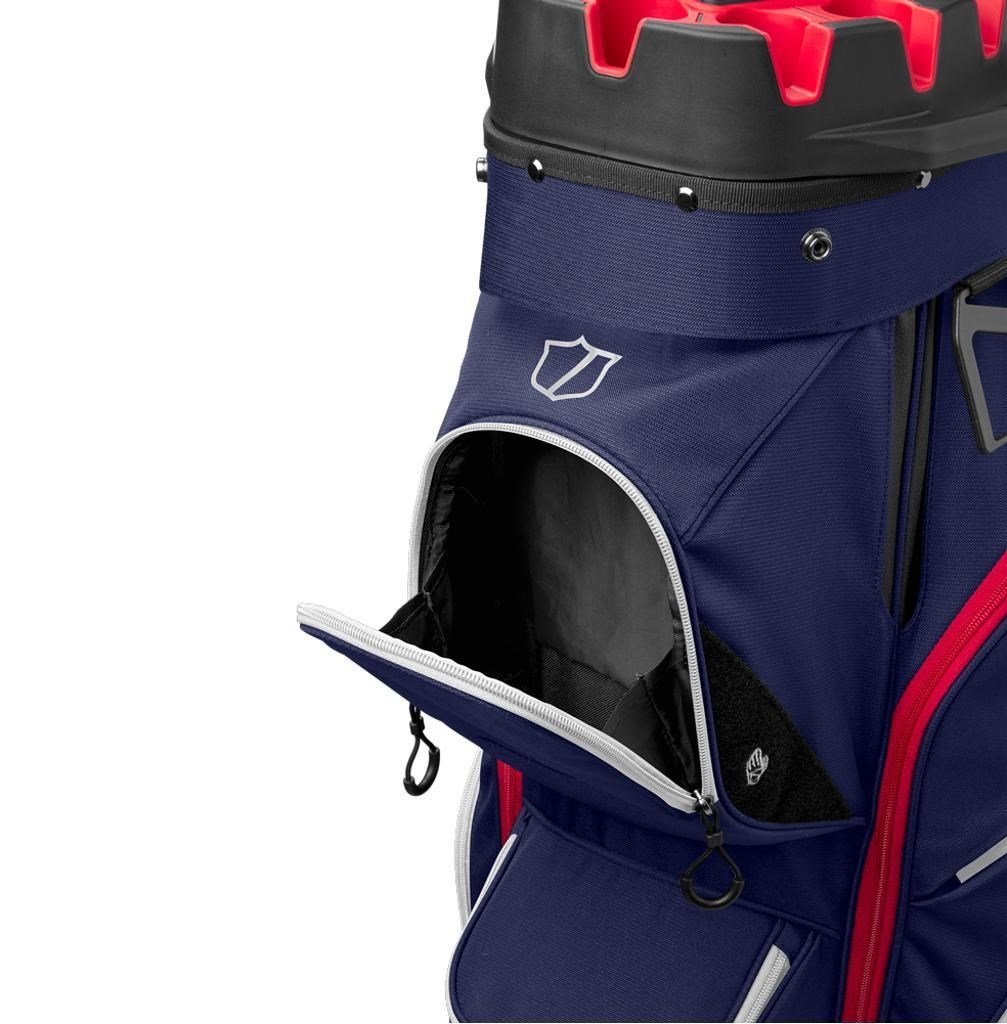 Wilson iLock cart bag, granatowo/biało/czerwony
