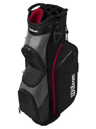 Wilson Feather cart bag, czarno/szaro/czerwony
