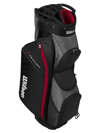 Wilson Feather cart bag, czarno/szaro/czerwony