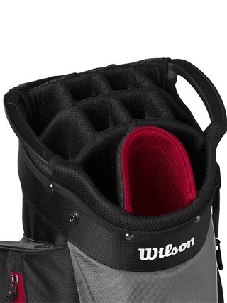 Wilson Feather cart bag, czarno/szaro/czerwony