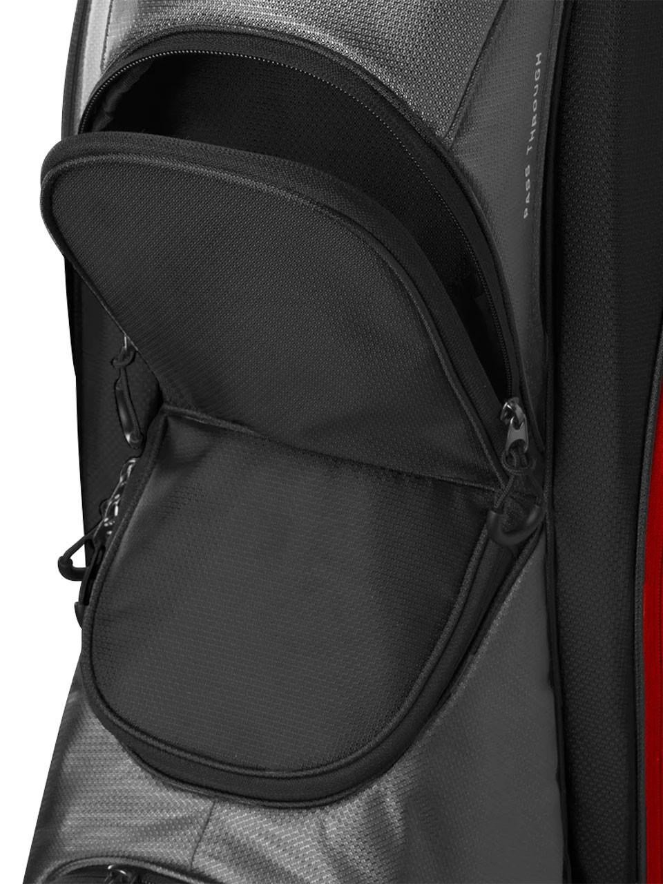 Wilson Feather cart bag, czarno/szaro/czerwony