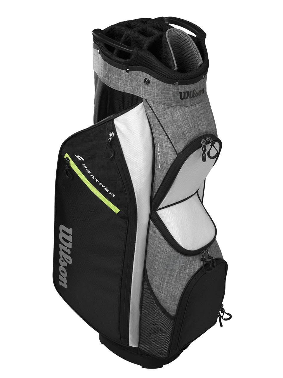 Wilson Feather cart bag, czarno/szaro/biały