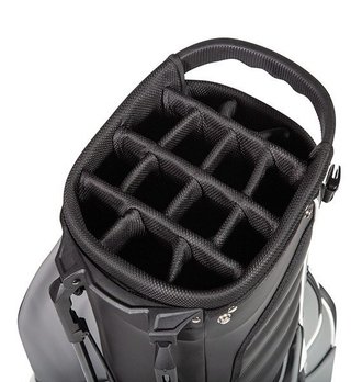 Jucad 2in1 FIirst Class stand bag, czarno/szaro/biały