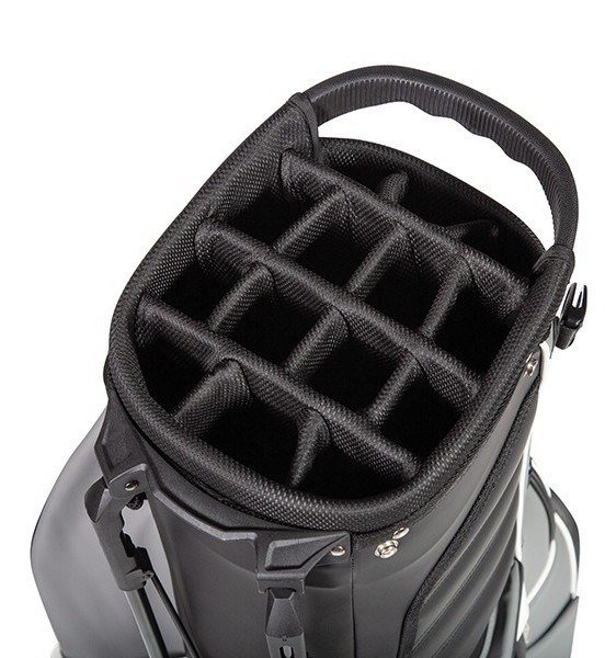 Jucad 2in1 FIirst Class stand bag, czarno/szaro/biały