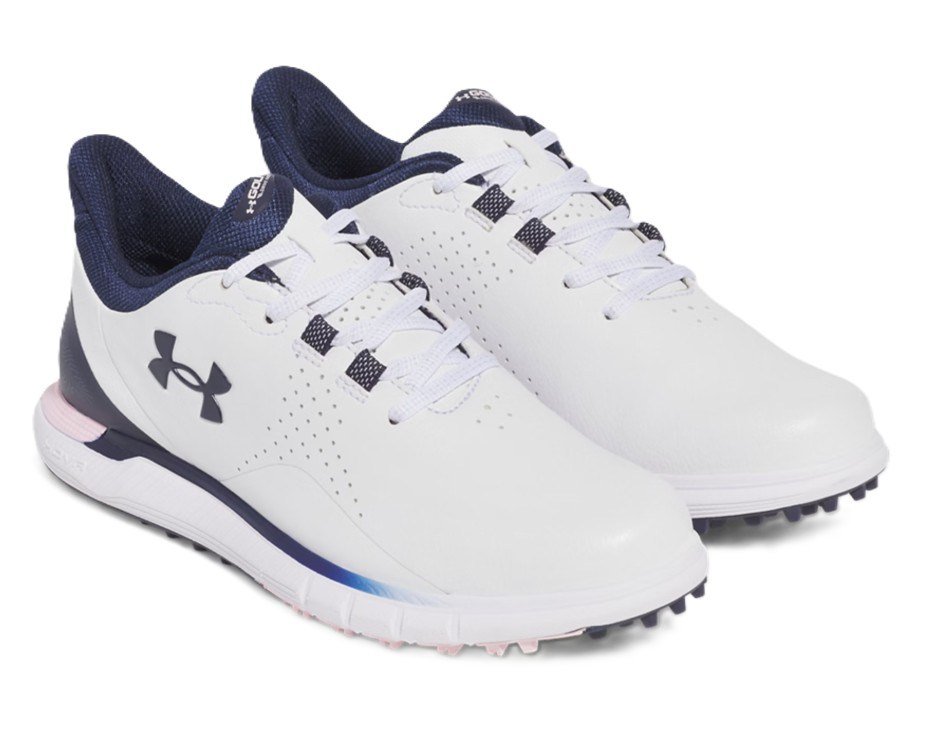 Under Armour Drive Fade SL damskie buty golfowe, biało/różowo/granatowe