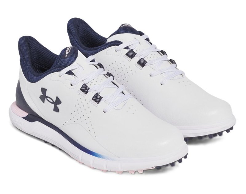 Under Armour Drive Fade SL damskie buty golfowe, biało/różowo/granatowe