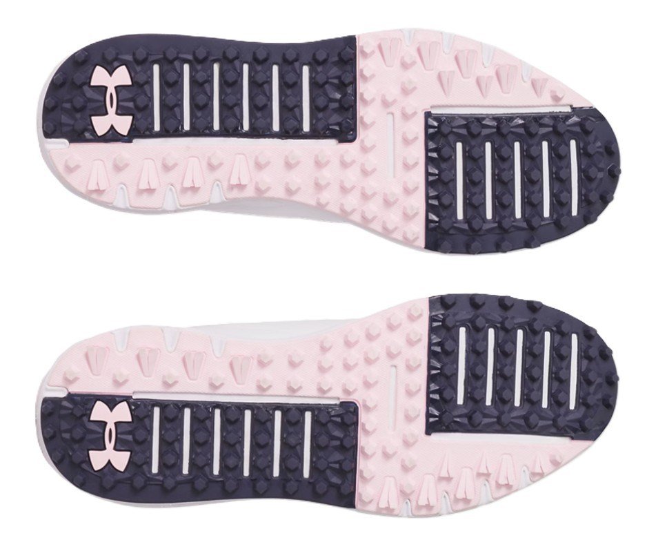 Under Armour Drive Fade SL damskie buty golfowe, biało/różowo/granatowe
