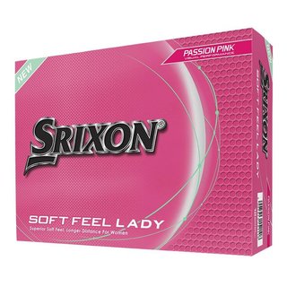Srixon Soft Feel Lady damskie piłki golfowe, różowe