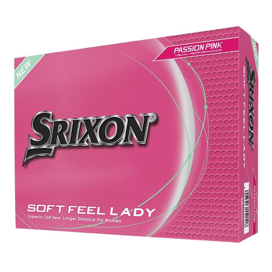 Srixon Soft Feel Lady damskie piłki golfowe, różowe