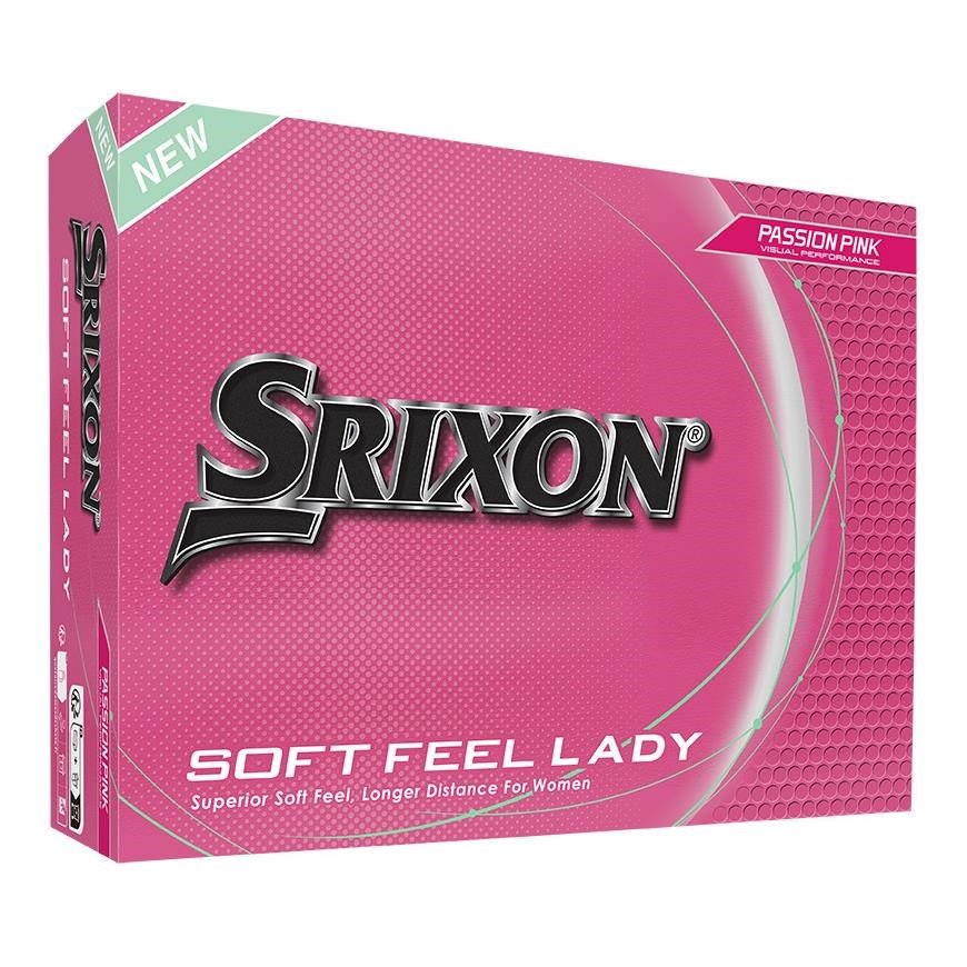 Srixon Soft Feel Lady damskie piłki golfowe, różowe
