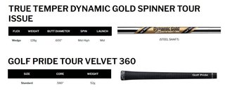 Cleveland RTZ Tour Satin wedge, stal