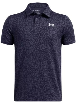 Under Armour Playoff Printed dziecięce polo, granatowe