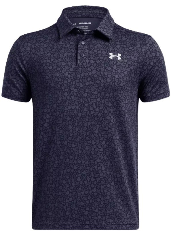 Under Armour Playoff Printed dziecięce polo, granatowe