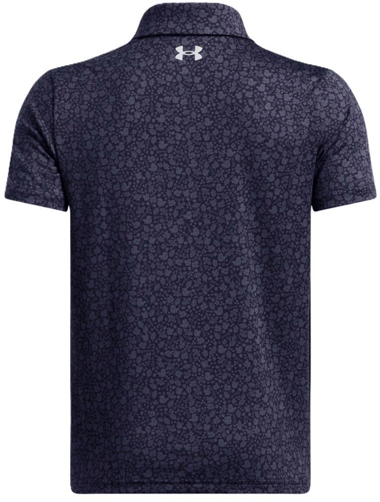 Under Armour Playoff Printed dziecięce polo, granatowe