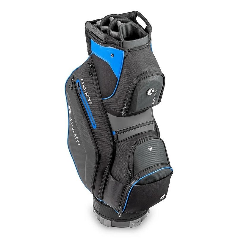 Motocaddy Pro-Series cart bag, czarno/niebieski