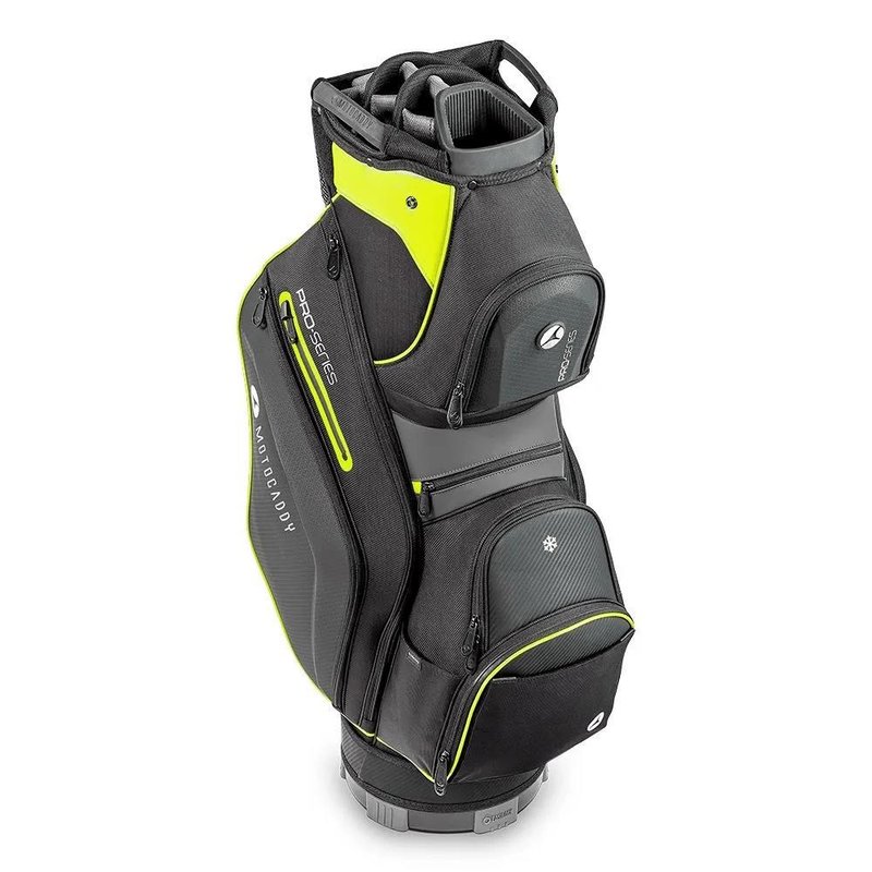 Motocaddy Pro-Series cart bag, czarno/limonkowy