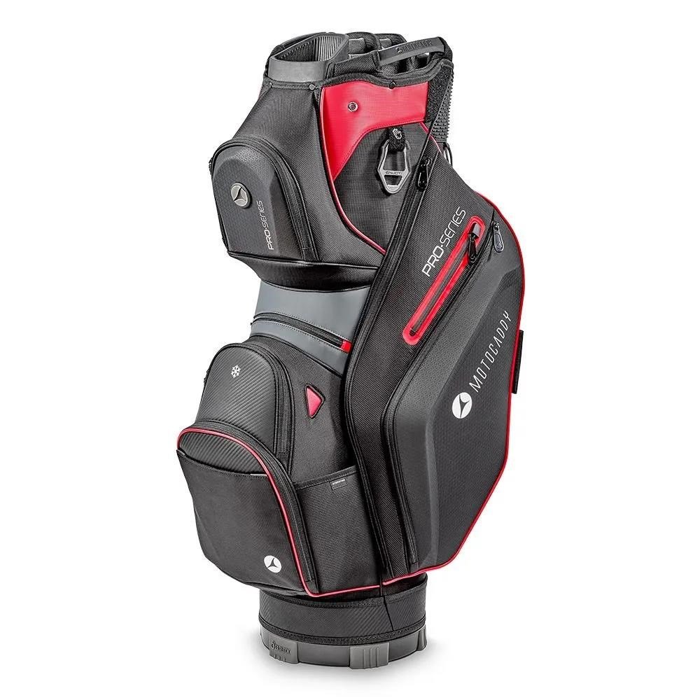 Motocaddy Pro-Series cart bag, czarno/czerwony
