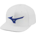Mizuno Tour Flat Snapback męska czapka z daszkiem, biała