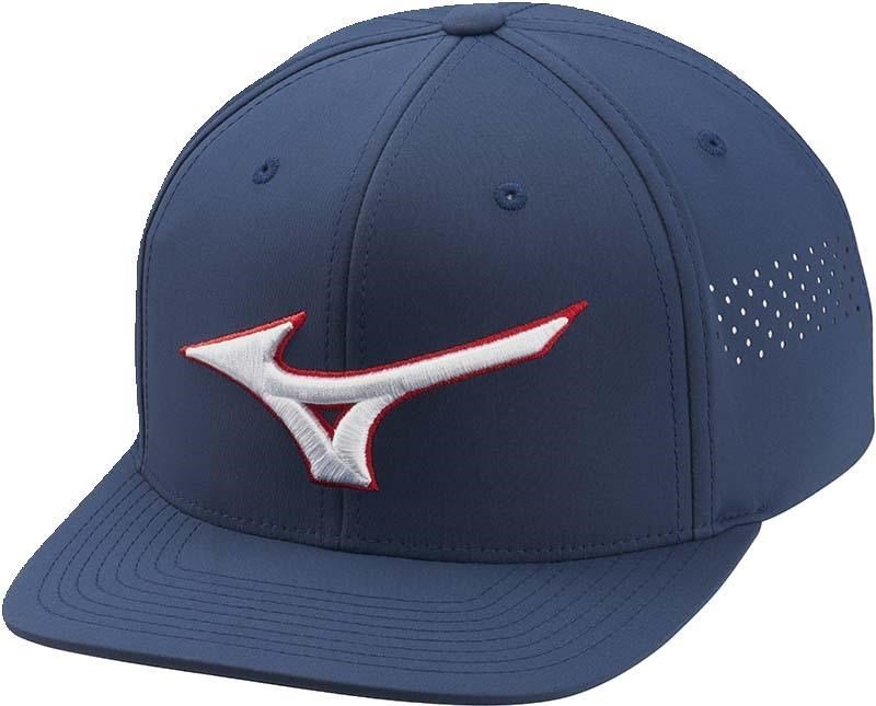 Mizuno Tour Flat Snapback męska czapka z daszkiem, granatowa