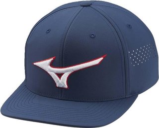 Mizuno Tour Flat Snapback męska czapka z daszkiem, granatowa