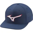 Mizuno Tour Flat Snapback męska czapka z daszkiem, granatowa