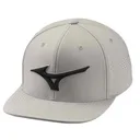 Mizuno Tour Flat Snapback męska czapka z daszkiem, szara