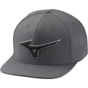 Mizuno Tour Flat Snapback męska czapka z daszkiem, dark charcoal