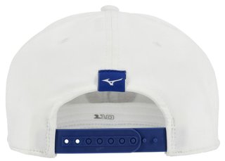 Mizuno Crossed Clubs Snapback męska czapka z daszkiem, biała