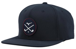 Mizuno Crossed Clubs Snapback męska czapka z daszkiem, granatowa