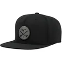 Mizuno Crossed Clubs Snapback męska czapka z daszkiem, czarna