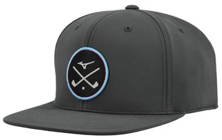 Mizuno Crossed Clubs Snapback męska czapka z daszkiem, szara