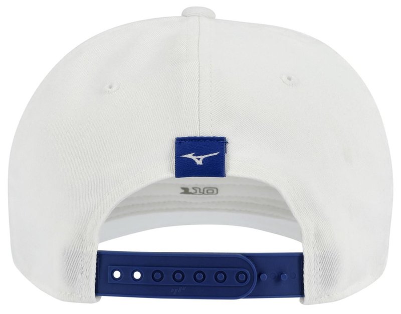 Mizuno Patch Snapback męska czapka z daszkiem, biała
