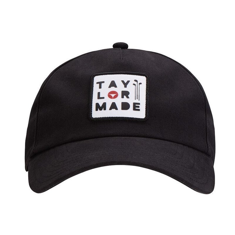 TaylorMade 5 Panel czapka z daszkiem, czarna