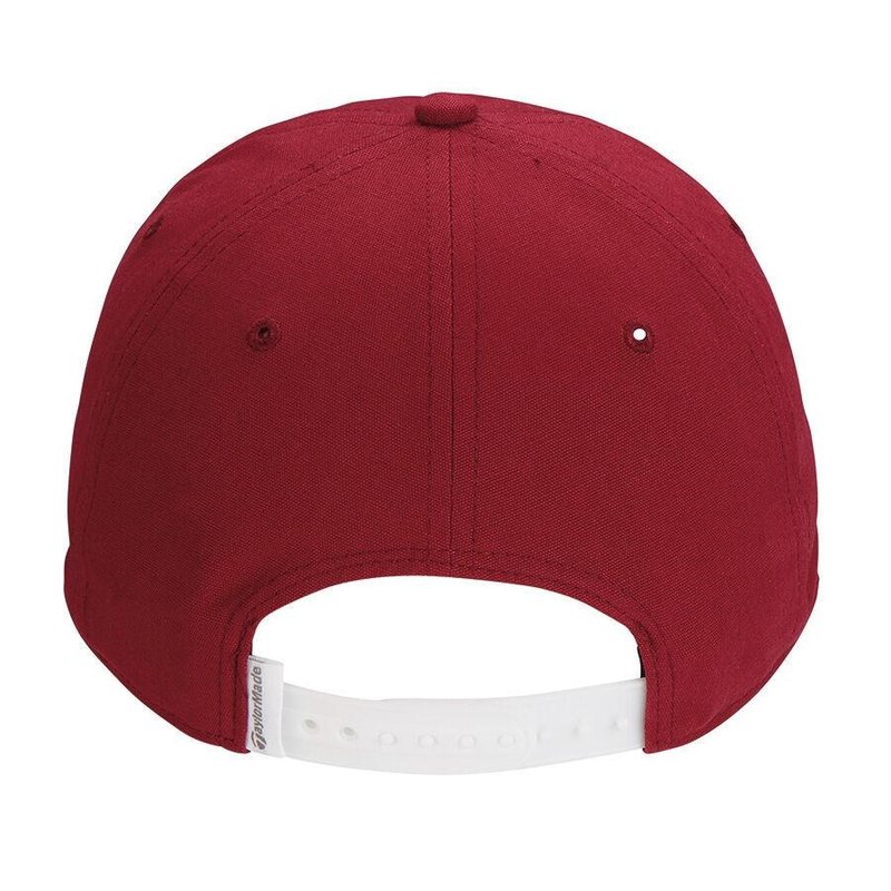 TaylorMade 5 panel czapka z daszkiem, czerwona