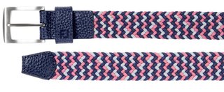 FootJoy Braided pasek, dark denim/pink lemonade/skyway
