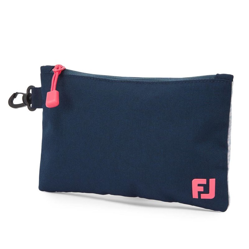 FootJoy Valuables Pouch saszetka na cenne przedmioty, navy/skyway animal/pink lemonade