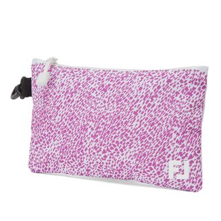 FootJoy Valuables Pouch saszetka na cenne przedmioty, white/berry animal