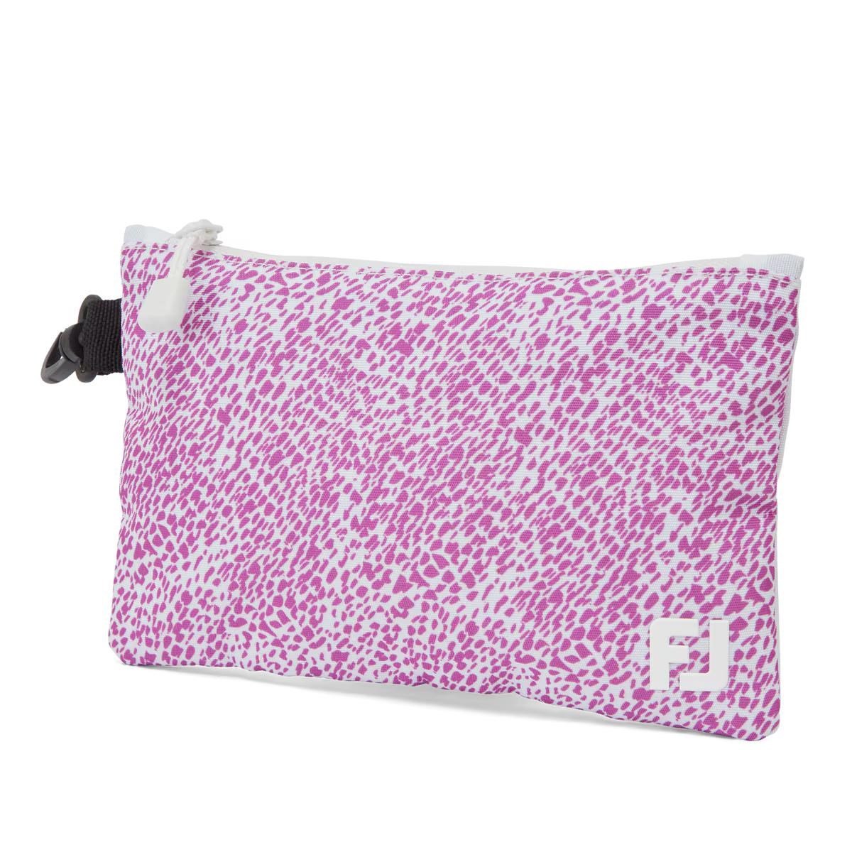 FootJoy Valuables Pouch saszetka na cenne przedmioty, white/berry animal
