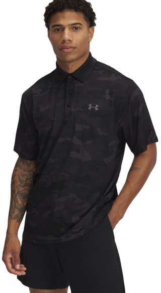 Under Armour Playoff 3.0 Printed męskie polo, czarne