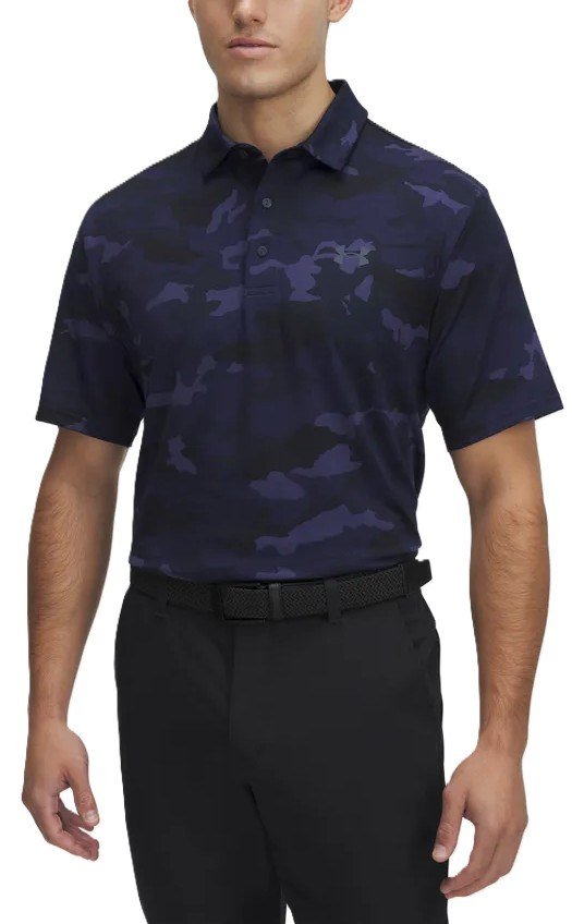 Under Armour Playoff 3.0 Printed męskie polo, granatowe