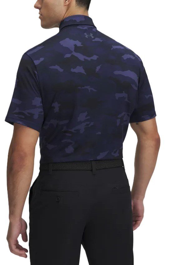 Under Armour Playoff 3.0 Printed męskie polo, granatowe