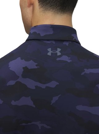 Under Armour Playoff 3.0 Printed męskie polo, granatowe