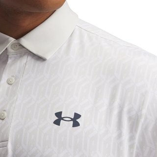 Under Armour Playoff 3.0 Printed męskie polo, białe