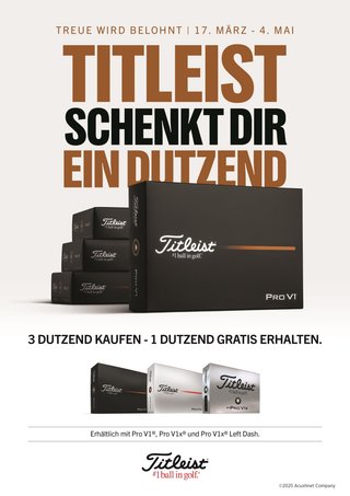 Titleist Pro V1 Loyalty: 3+1