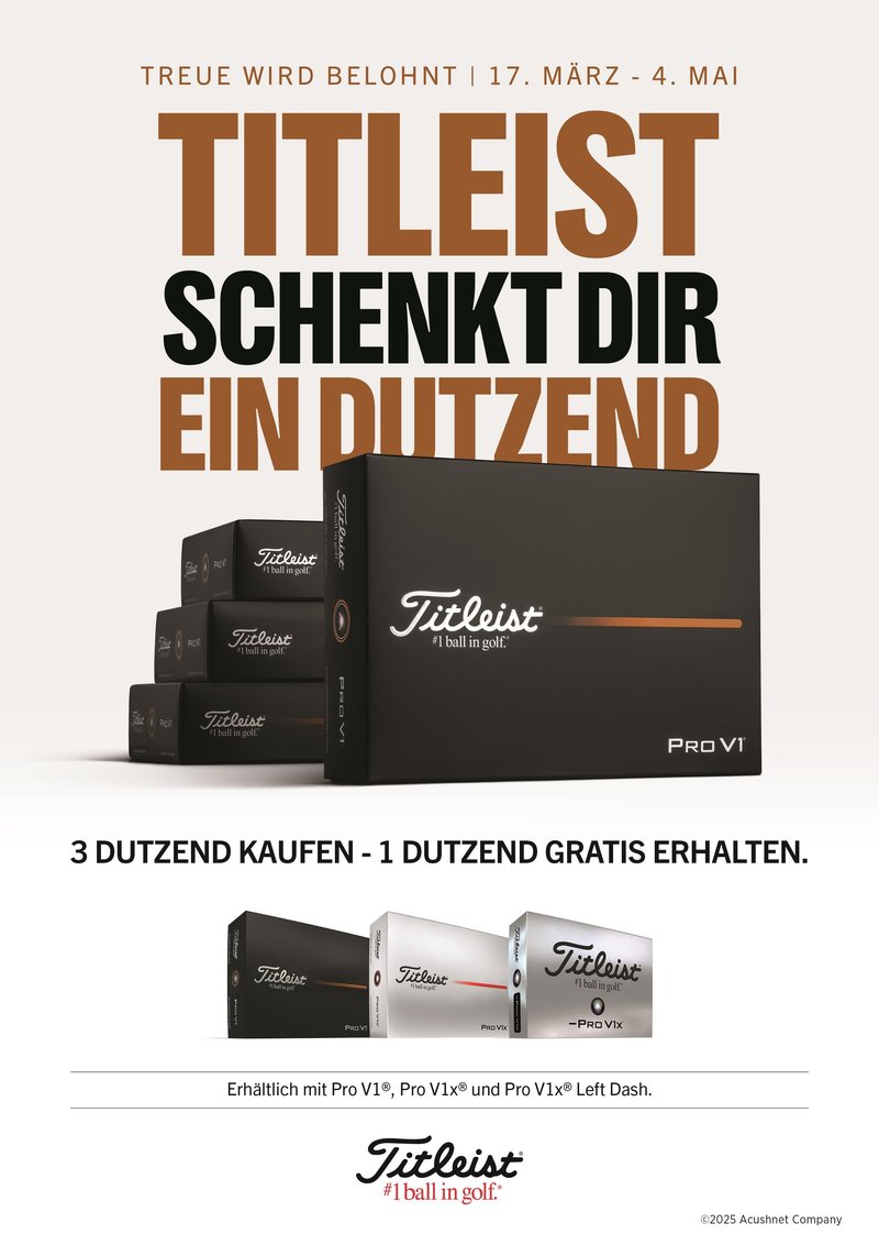 Titleist Pro V1 Loyalty: 3+1