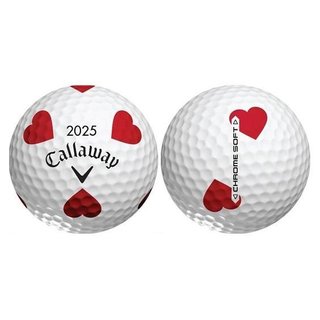 Callaway Chrome Soft Truvis HEARTS piłki golfowe