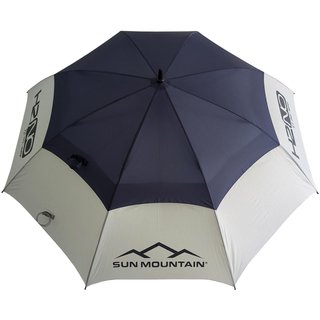 Sun Mountain H2NO 30SPF parasol golfowy 68", granatowo/szary