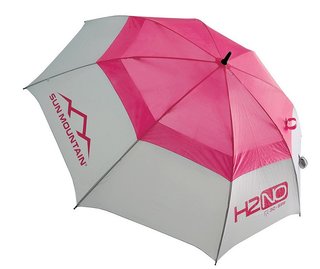 Sun Mountain H2NO 30SPF parasol golfowy 68", różowo/szary