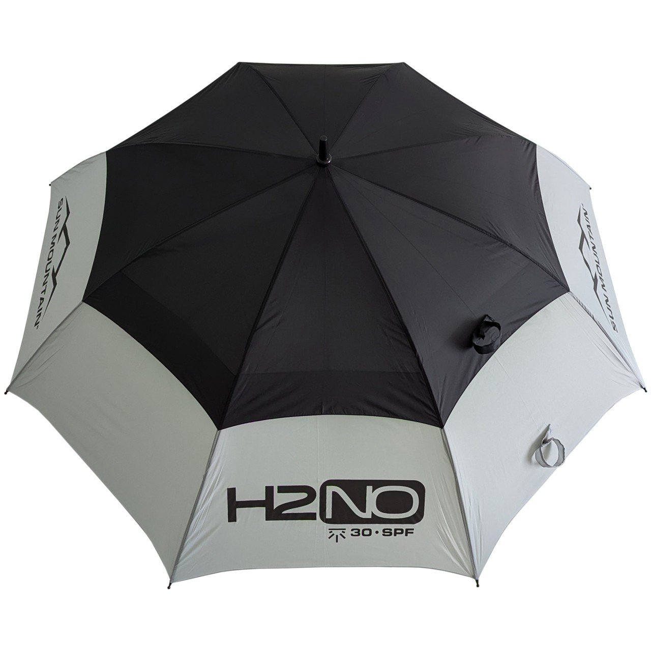 Sun Mountain H2NO 30SPF parasol golfowy 68", czarno/szary